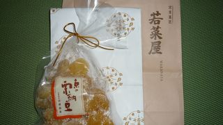 栗のお菓子で有名です