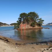 右上がりの鳥居が可愛らしい ♪