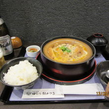 豆腐かつ煮定食