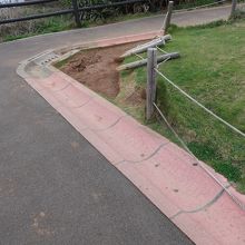 通路は舗装されています。