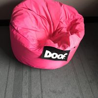 ビーズクッション、ホテルには珍しい