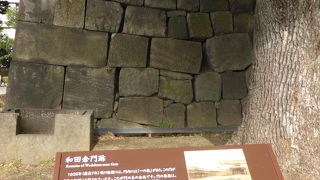 石垣が残っています