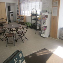 センター内の休憩所の様子