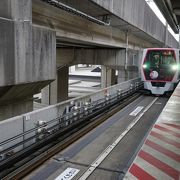 名前のとおり鉄道博物館前の駅