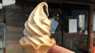 有名な醤油ソフトクリーム
