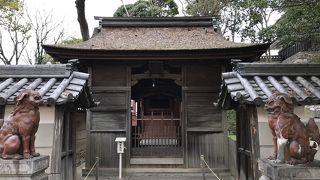 西尾城跡：御剱八幡宮