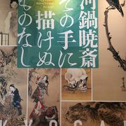 河鍋暁斎展へ