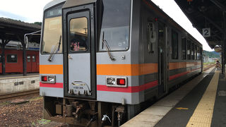 ローカル線ですが、時間によって組み合わせると便利。