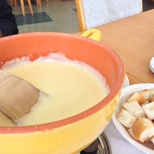 ジャージーランドのチーズフォンデュ