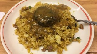 具沢山ドライカレー＋ハンバーグ