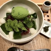 抹茶は濃厚