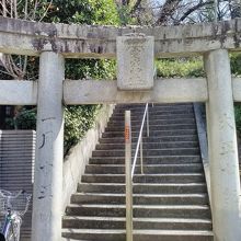 もう一つの参道と鳥居