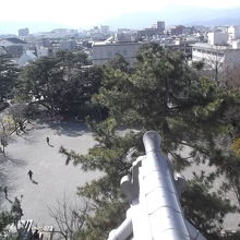 天守からの眺め