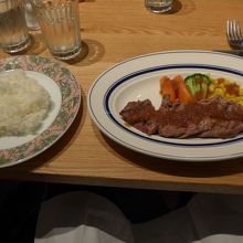 リブステーキセット