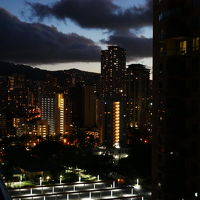 夜景が綺麗に見えた