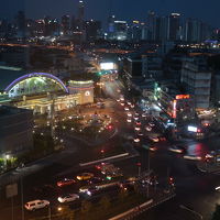 ファランポーン駅側の夜景