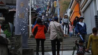 長い階段の入口