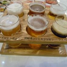 地ビール飲み比べ