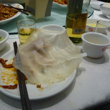 これが有名な春餅の薄皮