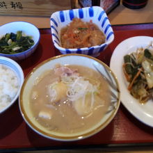 今日選んだ定食