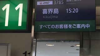 11番ゲートから歩いて飛行機に乗りました