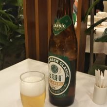 珍しく大びんのビール