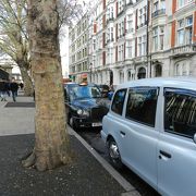 ロンドンのタクシー