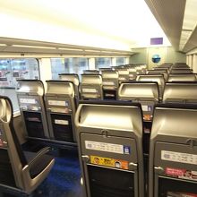 車内はすいていました