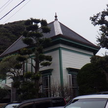 目を引く洋館部分