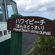 喜界島北端のビーチ