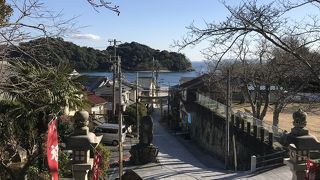 坂越：大避神社、眺望を楽しむ