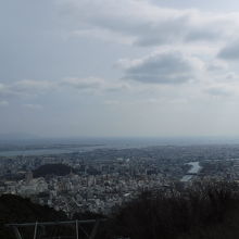 眉山からの徳島の眺め