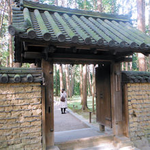 唐招提寺 開山御廟(開山御廟への門)