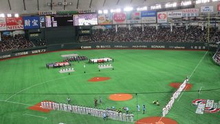 大リーグに試合では鳴り物がないのが良かったです