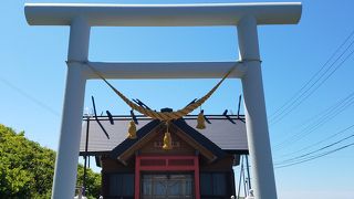最北の岬にある神社