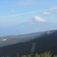 富士山がはっきりと見えました