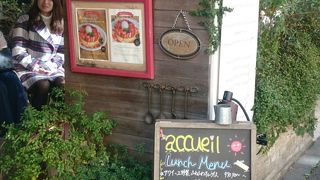 パンケーキのボリュームにびっくり