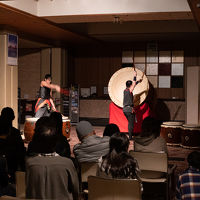 毎日行われる和太鼓ショー