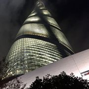 世界で２番目の高さのビルの展望台