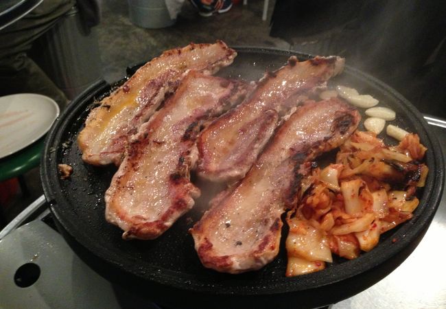 美味しいサムギョプサル