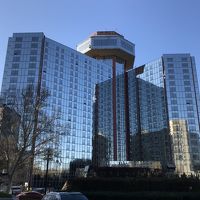 隣りに歴史あるヒルトンがあります