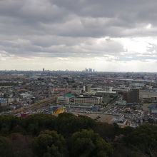 名古屋駅方面を望む
