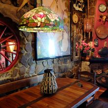 屋内席の飾り付けを見て回るのも楽しいです。