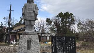 坂本城址碑