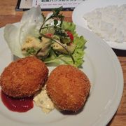 駅ビルの洋食屋さん