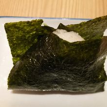 締めのおにぎり