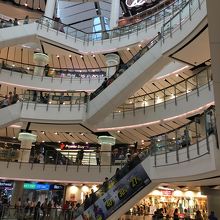 吹き抜けの展示は無し。