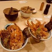 並ばずに美味しい金子半之助の天ぷらが食べられる