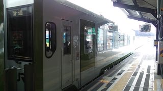 新花巻駅で下車する場合、運転士のすぐ後ろのドアしか下車出来ません