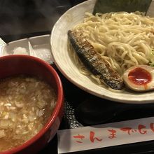 サンマのつけ麺
